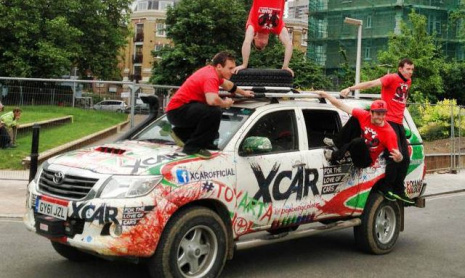 Фриран на машине - очень интересное развлечение